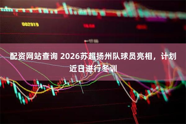 配资网站查询 2026苏超扬州队球员亮相,计划近日进行冬训